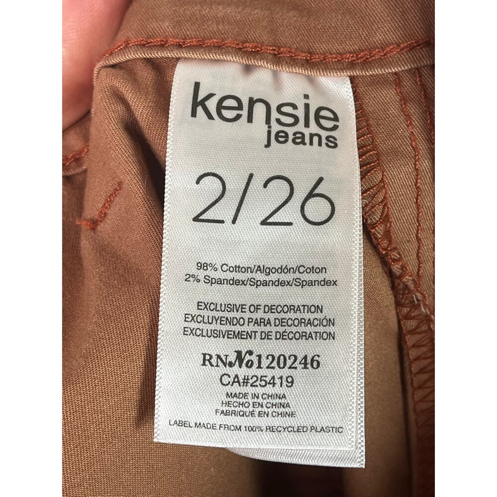Kenzie Jeans the Allie High Rise Slim Straight Crop pants, size 2/26, EUC - Picture 4 of 10